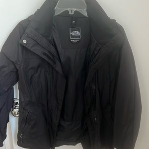 North face rain coat